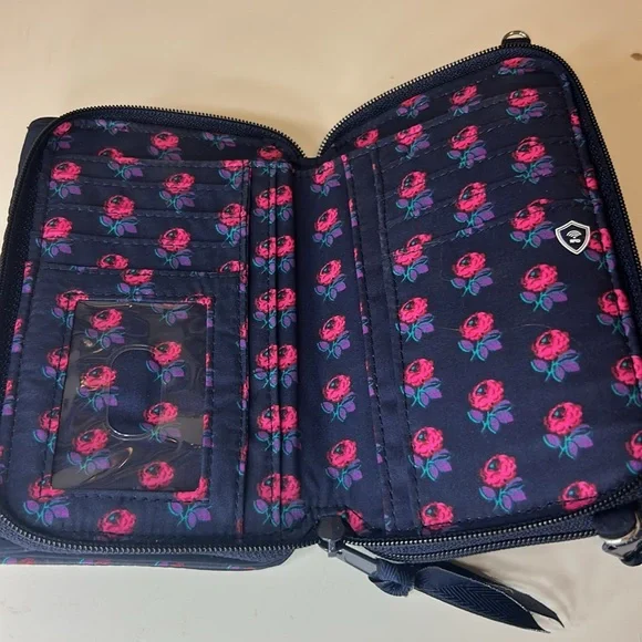 Vera Bradley Navy Cosmetic Bag - Picture 3 of 5